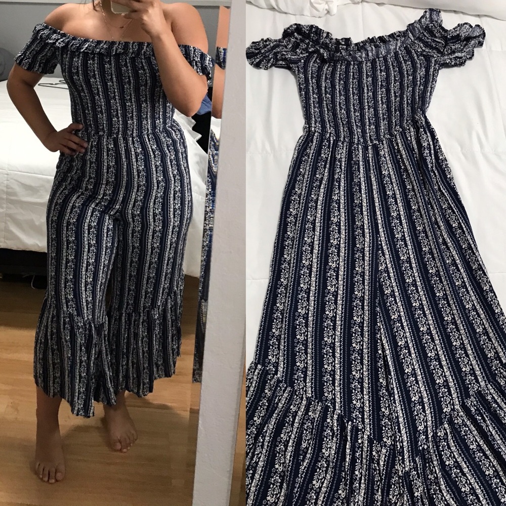Patterned Jump Suit